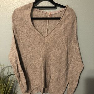 Grey free people sweater